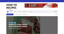 Desktop Screenshot of how2recipes.com