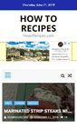 Mobile Screenshot of how2recipes.com